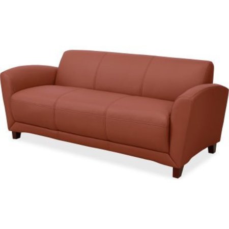 LORELL Lorell® Reception Seating Collection Sofa - Mahogany LLR68946